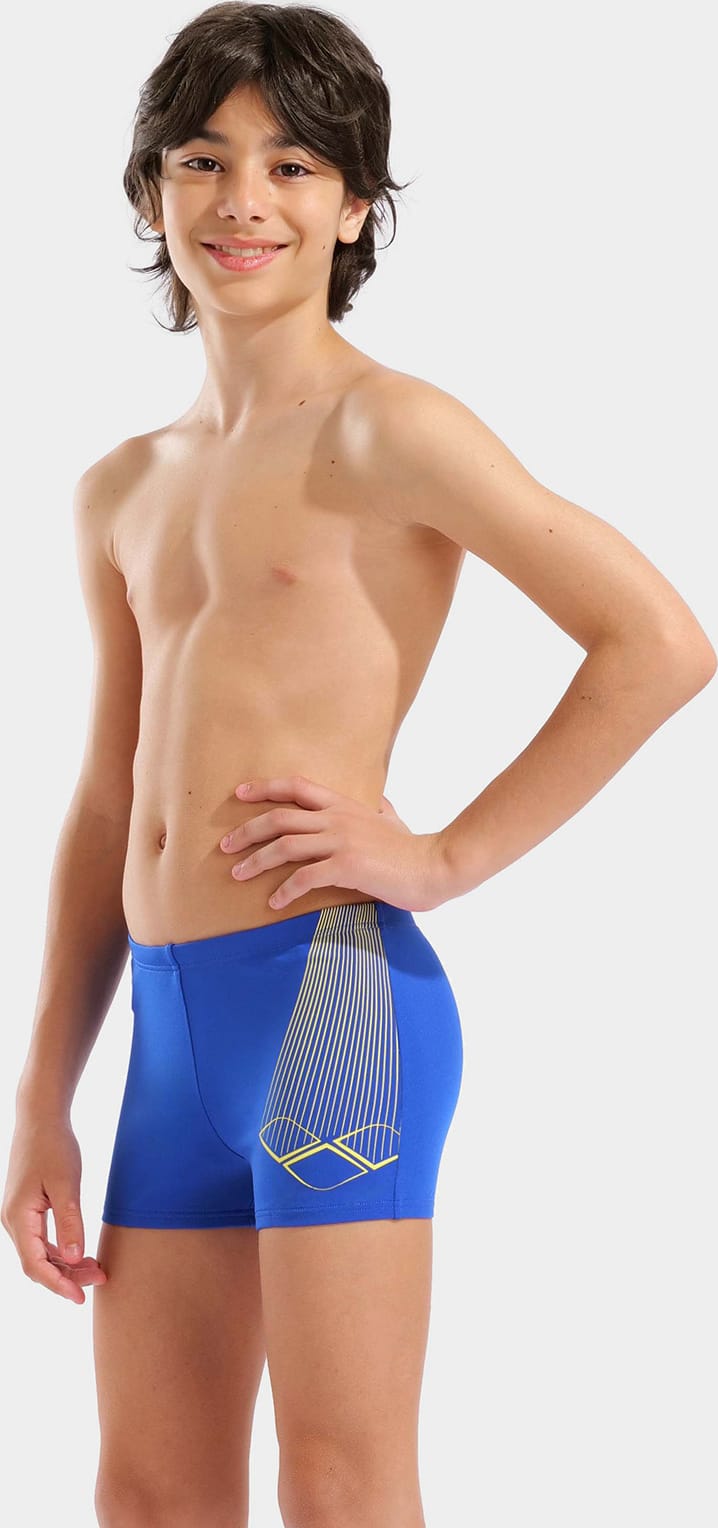 Плавки-шорти для хлопчиків Arena BRIGHT SWIM SHORT синій, жовтий 140 см — фото 1