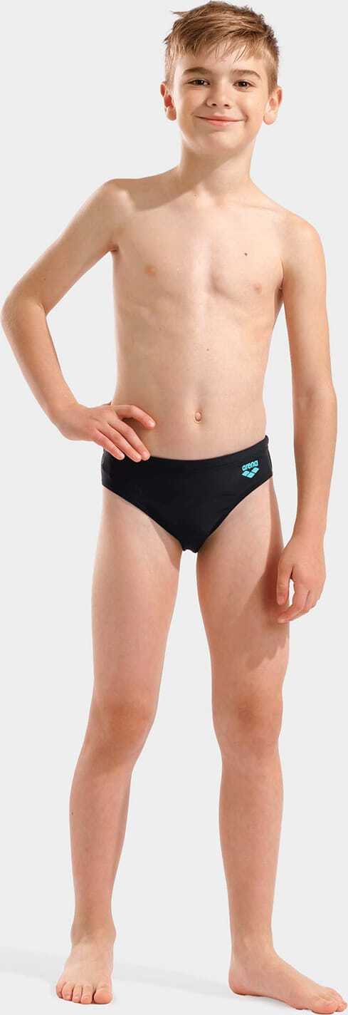 Плавки-сліпи для хлопчиків Arena TALES SWIM BRIEFS чорний, бірюзовий Діт 116 см — фото 2