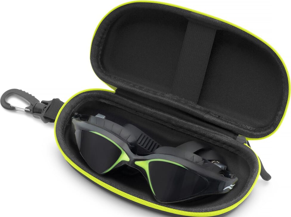 Чохол для окулярів Aqua Speed Goggle Case 62954 чорний, жовтий Уні One Size — фото 3