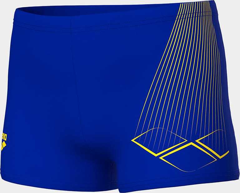 Плавки-шорти для хлопчиків Arena BRIGHT SWIM SHORT синій, жовтий 140 см — фото 6