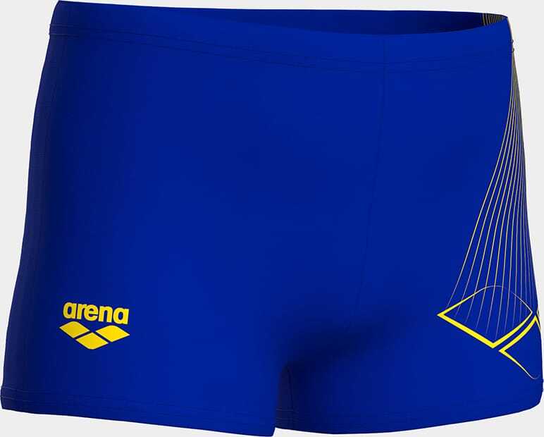 Плавки-шорти для хлопчиків Arena BRIGHT SWIM SHORT синій, жовтий 140 см — фото 8