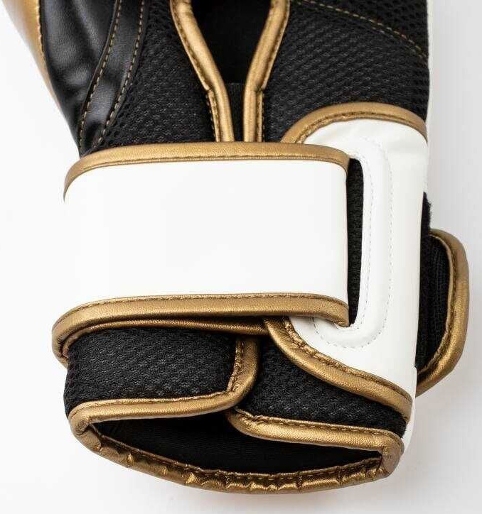 Боксерські рукавиці Everlast POWERLOCK 2R TRAINING GLOVE білий, золотий Уні 10 унцій (P00003048) — фото 6