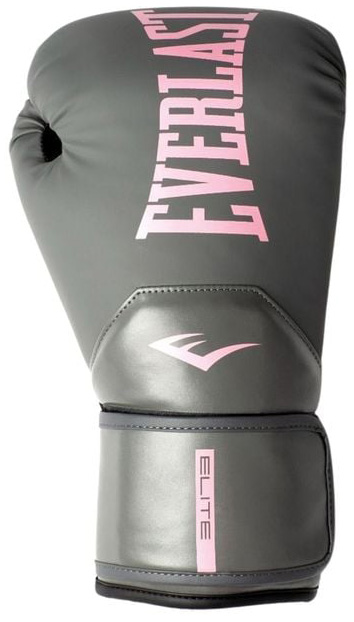Боксерські рукавиці Everlast ELITE 2 BOXING GLOVES сірий, рожевий 12 унцій (P00003311) — фото 1