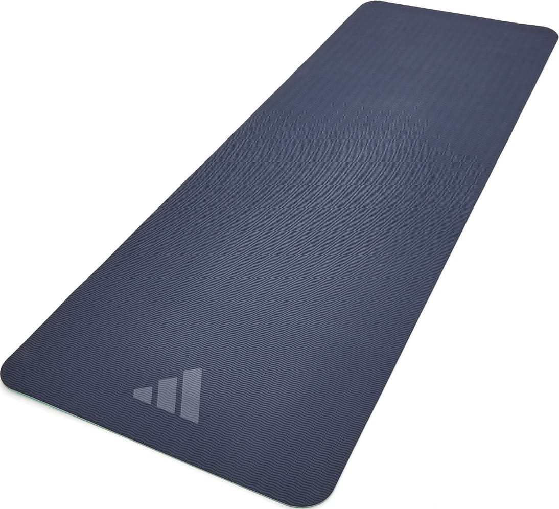 Килимок для йоги Adidas Double Sided Yoga Mat ментоловий, сірий 176 х 61 х 0,6 см (ADYG-10400BLM-NL) — фото 5
