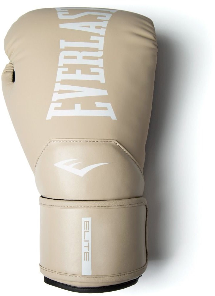 Боксерські рукавиці Everlast ELITE 2 BOXING GLOVES бежевий, чорний Уні 10 унцій — фото 1