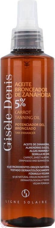 Олія Gisele Denis Carrot Suntan Oil 5% 200 мл — фото 1