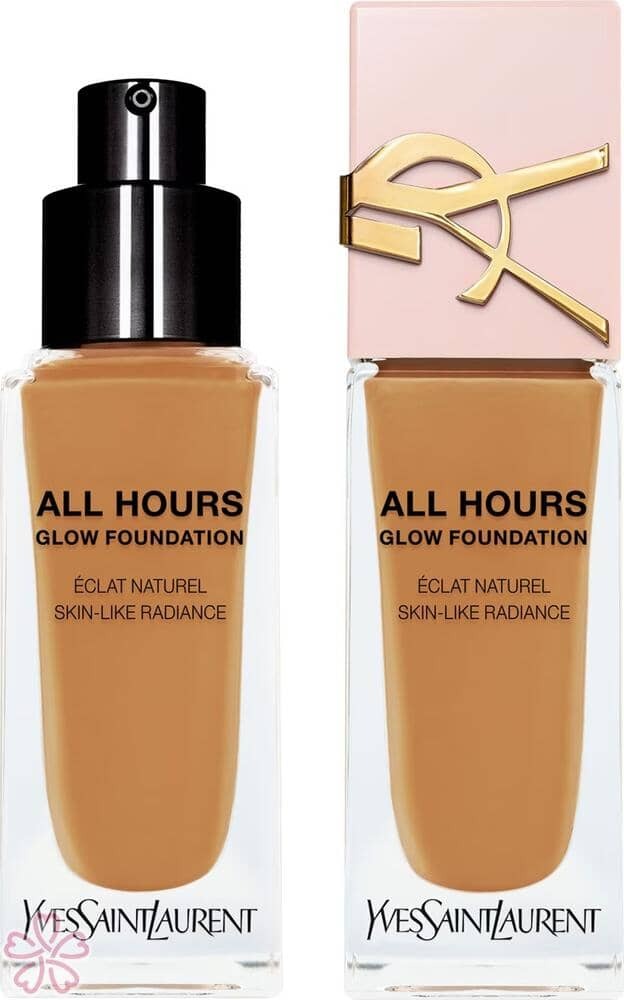 Тональная основа для лица с сияющим финишем Yves Saint Laurent All Hours Glow Foundation 25 мл MN8 — фото 3