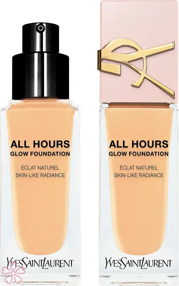 Тональная основа для лица с сияющим финишем Yves Saint Laurent All Hours Glow Foundation 25 мл LN4 — фото 3