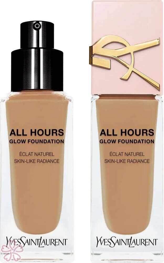 Тональная основа для лица с сияющим финишем Yves Saint Laurent All Hours Glow Foundation 25 мл MN7 — фото 3