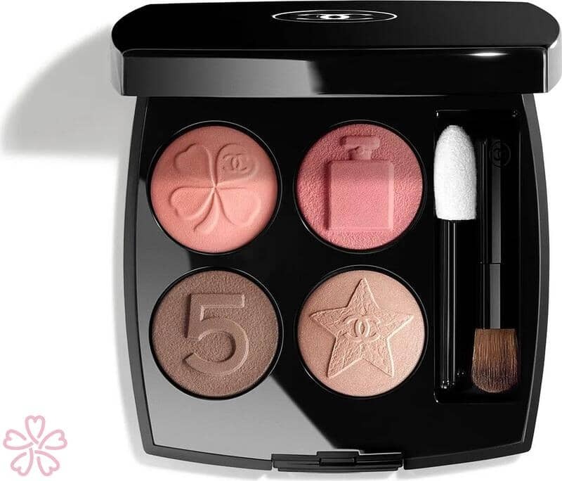 Тени для век - Множество эффектов CHANEL Les 4 Ombres 2 г 209 Boutons Mademoiselle — фото 3