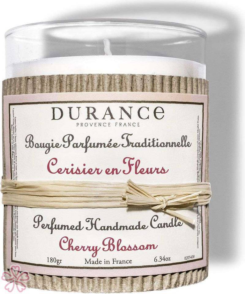 Парфюмированная свеча Durance Perfumed Handcraft Candle 180 г Вишневий цвіт — фото 3