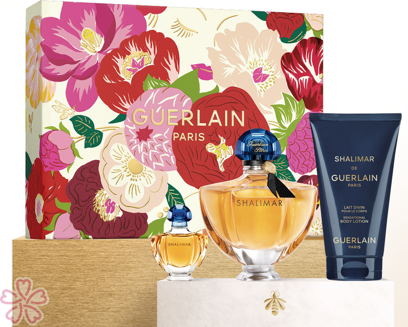 Набор для женщин Guerlain Shalimar Парфумована вода 50 мл + Парфумована вода 5 мл + Молочко для тіла - 75 мл — фото 3