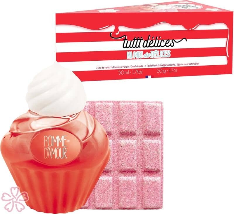 Набор для женщин Tutti Delices Pomme d'Amour Туалетна вода 50 мл - Бомбочка для ванни — фото 3