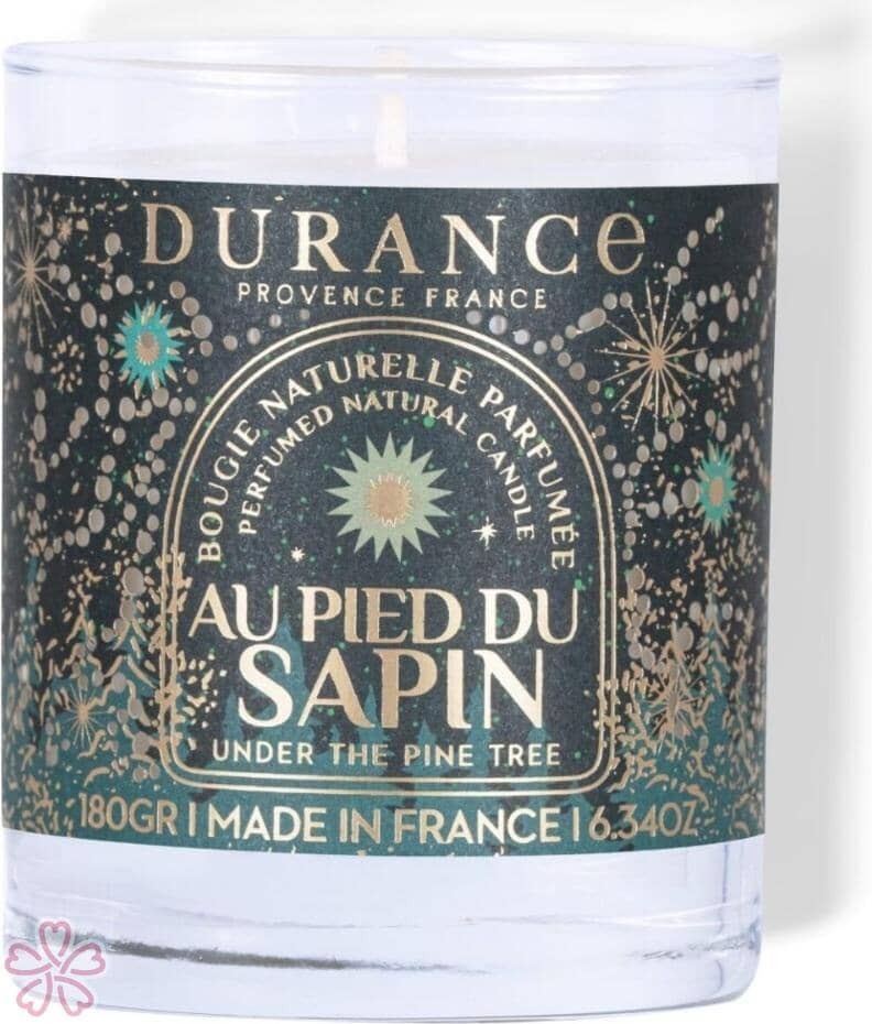 Парфюмированная свеча Durance Perfumed Handcraft Candle 180 г Біля підніжжя ялинки — фото 3