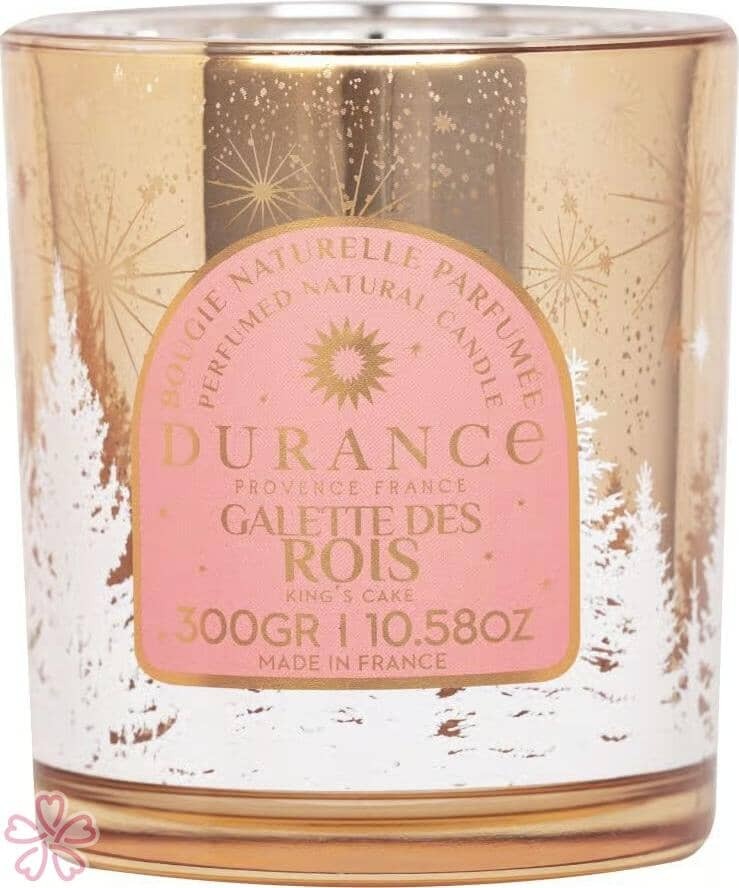 Свеча парфюмированная Durance Candle Wooden Wick 300 г Королівський торт — фото 3