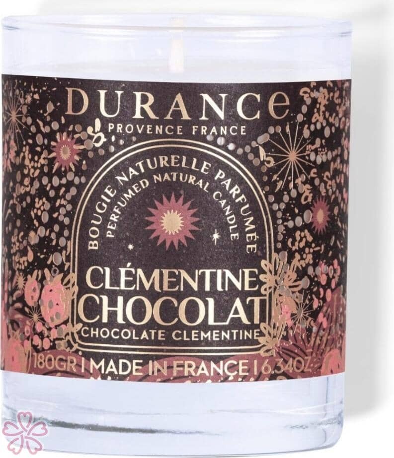 Парфюмированная свеча Durance Perfumed Handcraft Candle 180 г "Клементина" з шоколадом — фото 3
