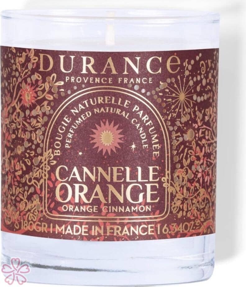 Парфюмированная свеча Durance Perfumed Handcraft Candle 180 г Апельсин з корицею — фото 3
