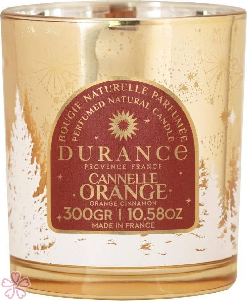 Свеча парфюмированная Durance Candle Wooden Wick 300 г Кориця та апельсин — фото 3