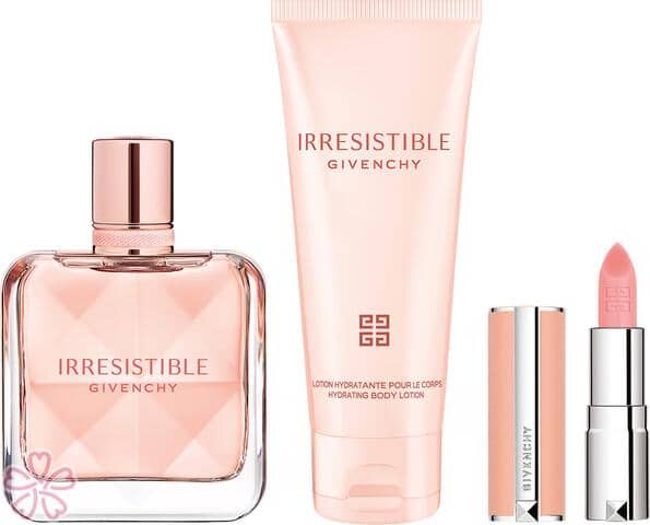 Набір для жінок Givenchy Irresistible Парфумована вода 50мл + Лосьйон для тіла 75мл + Бальзам для губ 1.5г — фото 1