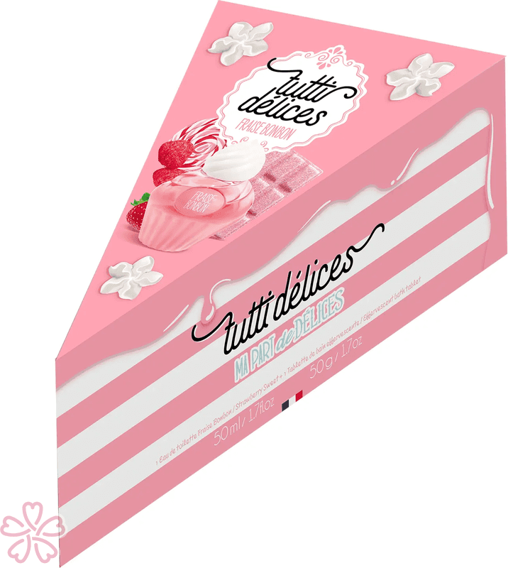 Набор для женщин Tutti Delices Fraise Bonbon Туалетна вода 50 мл - Бомбочка для ванни — фото 3
