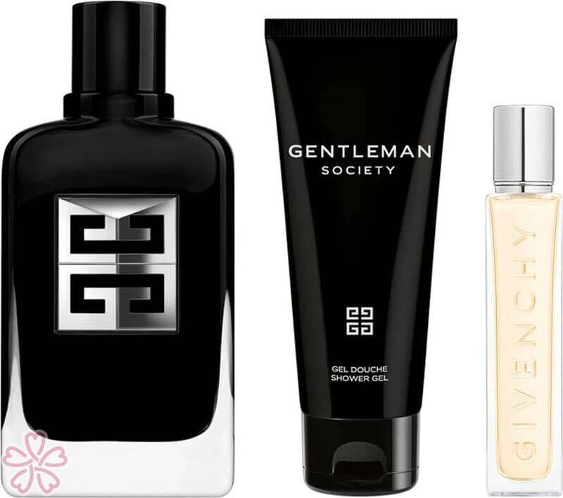 Набор для мужчин Givenchy Gentleman Society Парфумована вода 100 мл + Парфумована вода 12,5 мл+ Гель для душу 75 мл — фото 3