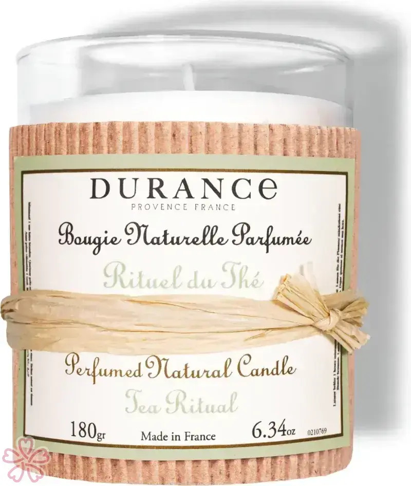 Парфюмированная свеча Durance Perfumed Handcraft Candle 180 г Чайний ритуал — фото 3
