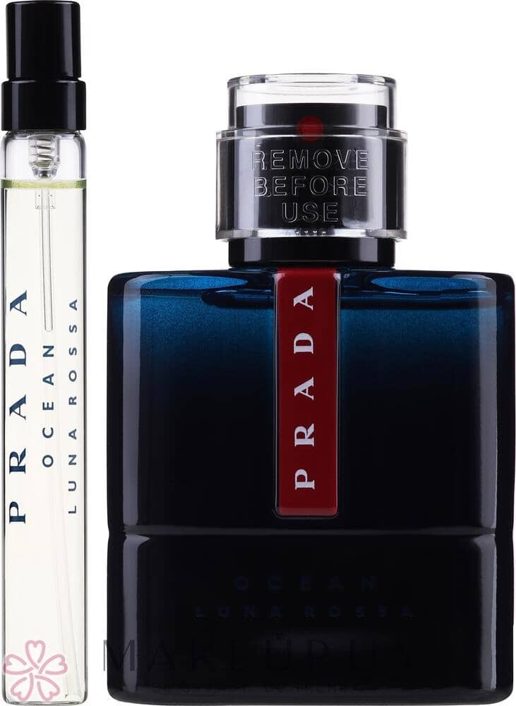 Набор для мужчин Prada Luna Rossa Ocean Туалетна вода Prada Luna Rossa Ocean, 100 мл + Туалетна вода (міні) Prada Luna Rossa Ocean, 10 мл — фото 3
