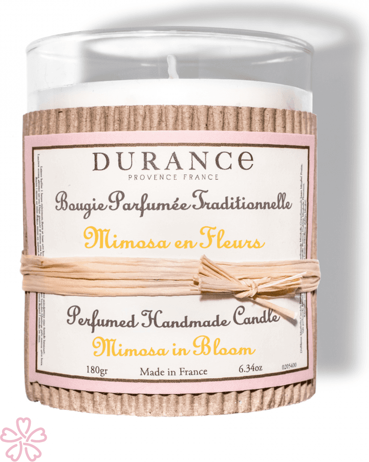 Парфюмированная свеча Durance Perfumed Handcraft Candle 180 г Квіти мімози — фото 3