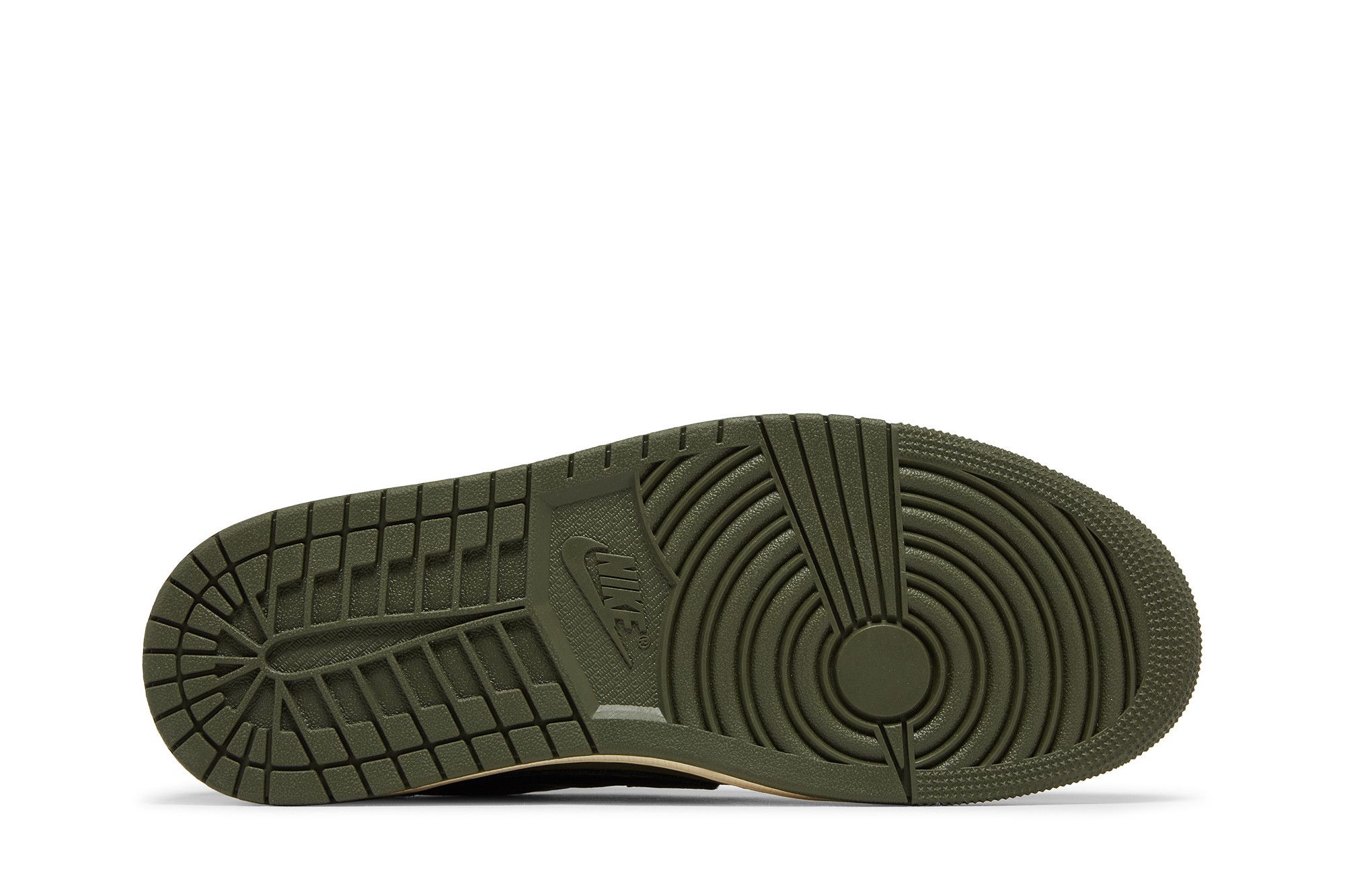 Кросівки чоловічі Nike Travis Scott x Air Jordan 1 Retro Low OG SP 'Reverse Olive / Medium Olive' — фото 4