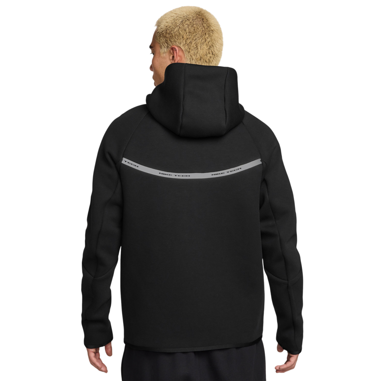 Кофта Nike Tech Fleece Black Reflective — фото 3
