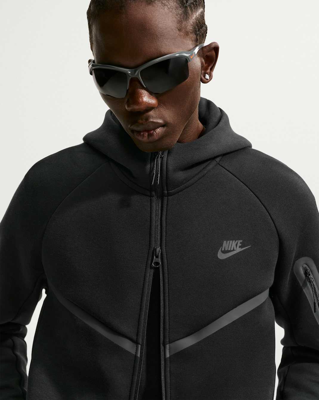 Кофта чоловіча Nike Sportswear Tech Fleece Windrunner Full-Zip Hoodie (FB7921-010) — фото 5