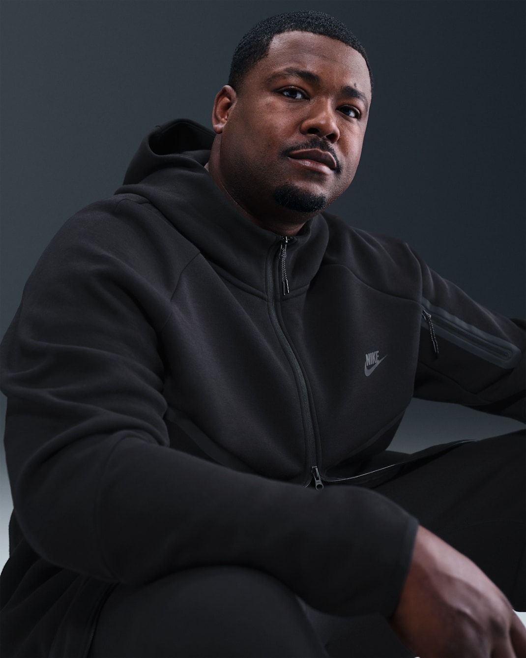 Кофта чоловіча Nike Sportswear Tech Fleece Windrunner Full-Zip Hoodie (FB7921-010) — фото 9