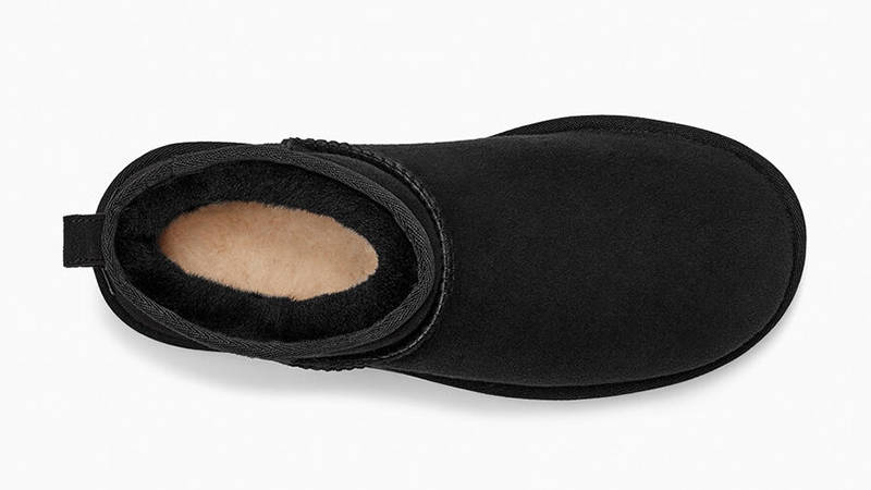 Черевики жіночі Ugg Classic Ultra Mini (1116109-BLK) — фото 4