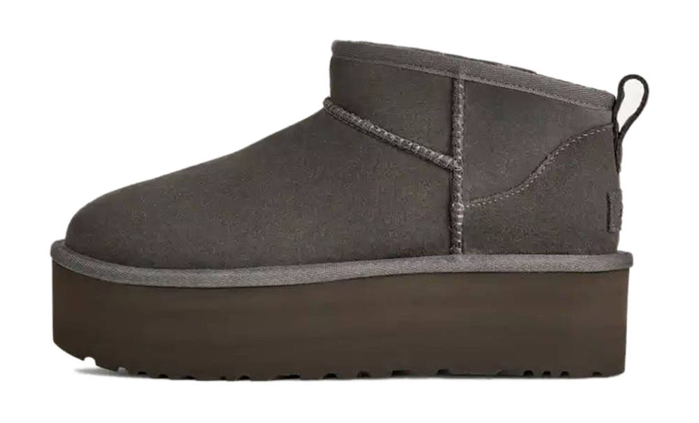 Жіноче взуття UGG UGG Classic Ultra Mini Platform Boot Charcoal — фото 1
