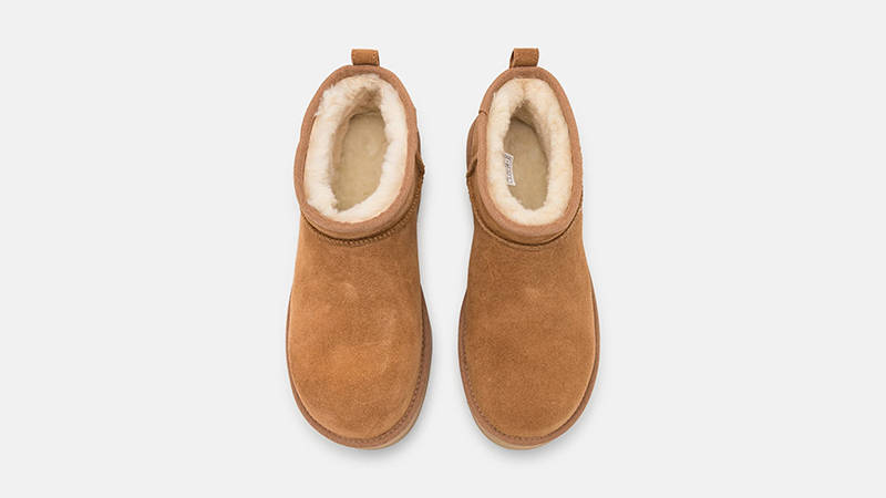 UGG Wmns Classic Ultra Mini Platform Boot 'Chestnut' — фото 6