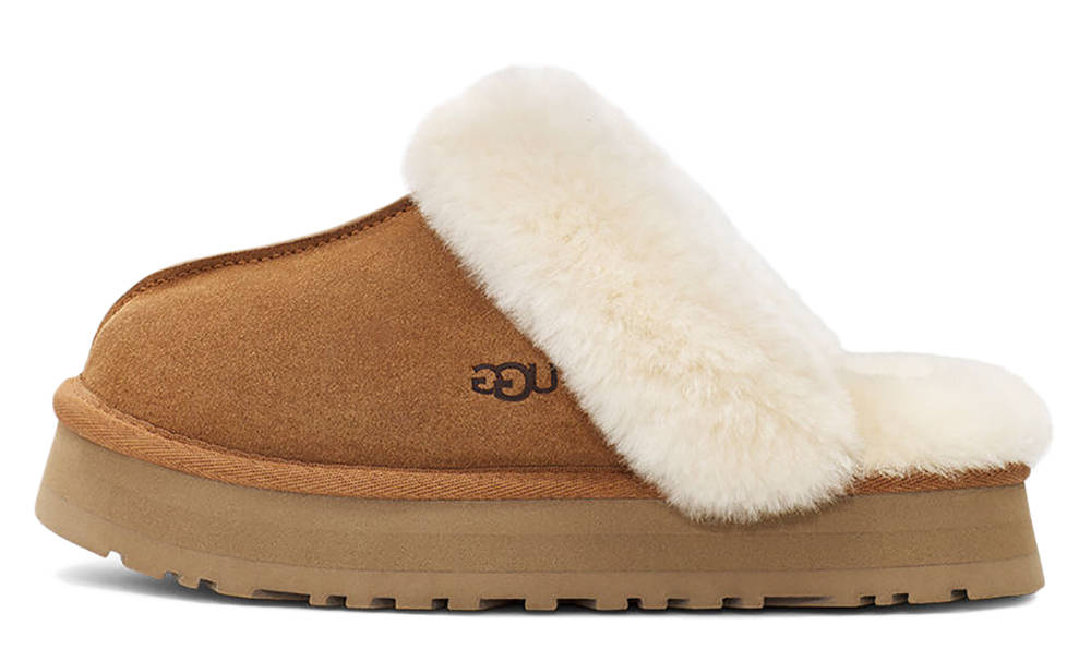 Уггі жіночі UGG Wmns Disquette Slipper 'Chestnut' — фото 1