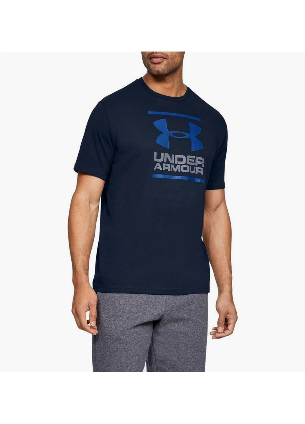 Футболка чоловіча Under Armour Gl Foundation Ss T Blue (1326849-408) — фото 1