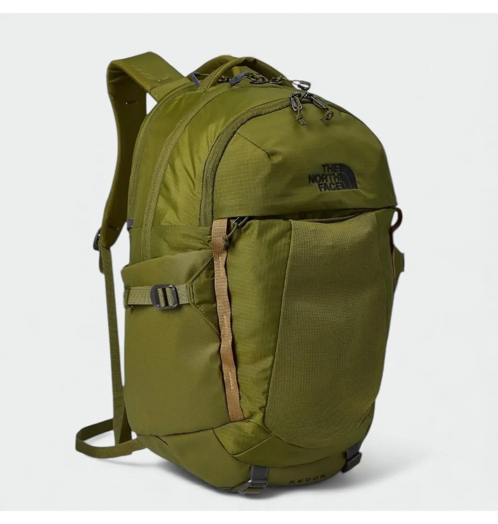 The North Face Recon Backpack Asphalt Grey Li Forest Olive/Utility Brown — фото 1