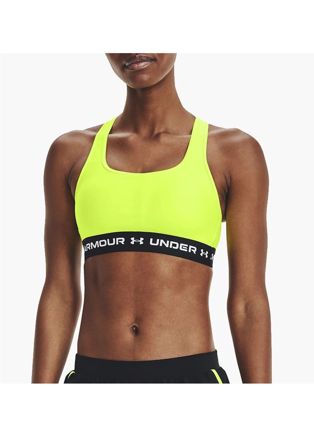Спортивний топ жіночий Under Armour Crossback Mid Green (1361034-731) — фото 1