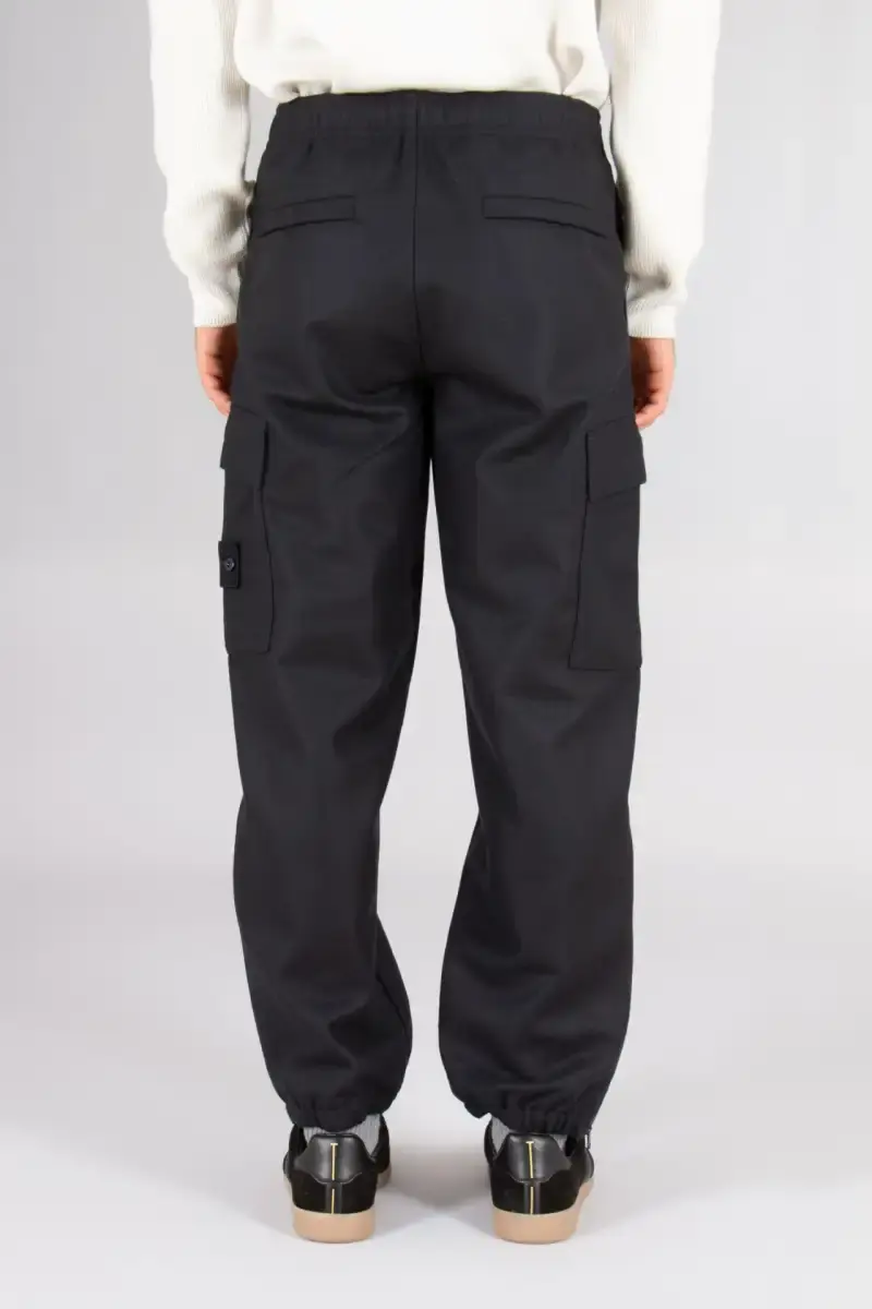 Штани Stone Island (Ghost Piece Wool-Nylon, Navy Blue) — фото 5