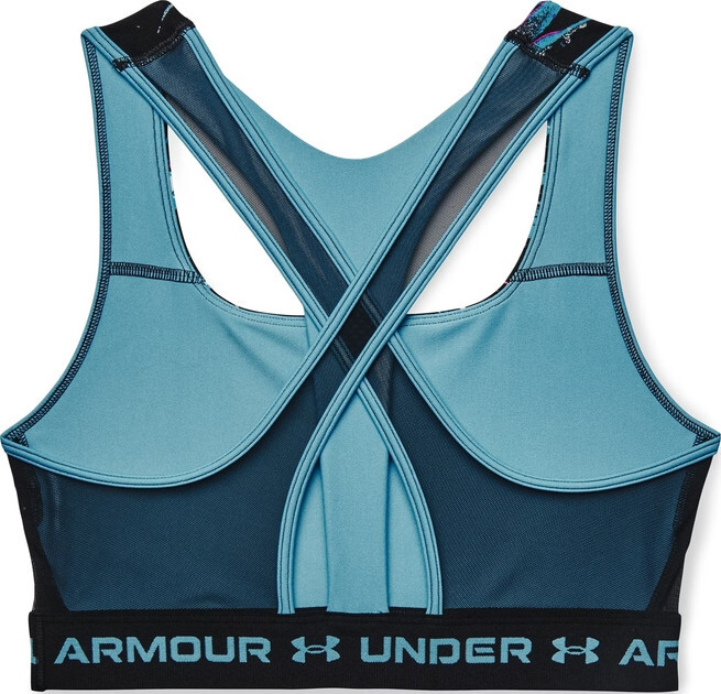 Спортивний топ жіночий Under Armour Crossback Mid Blue (1365766-422) — фото 7