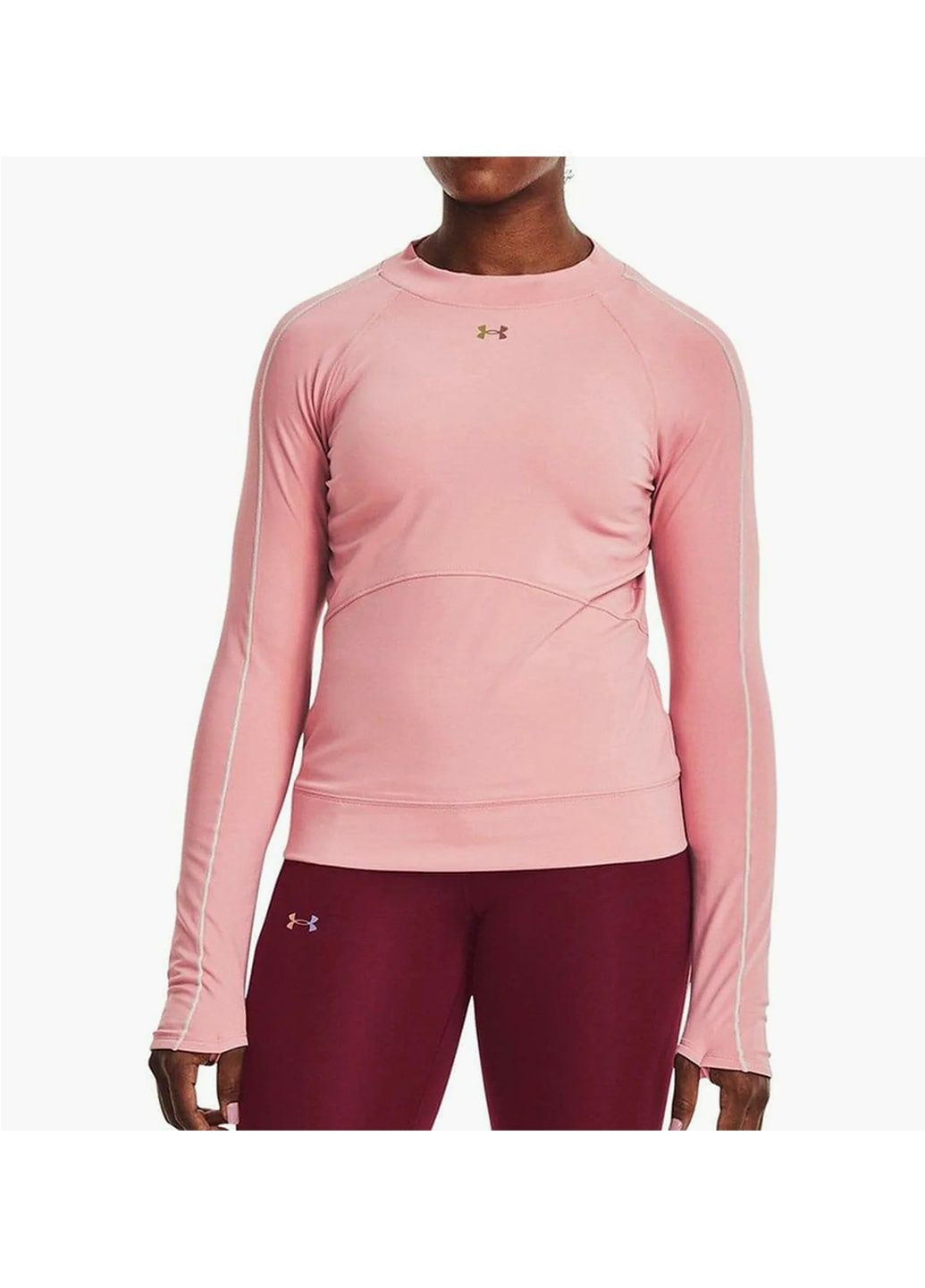 Кофта жіночі Under Armour Rush Coldgear Long Sleeve Training Top Pink (1365721-663) — фото 1