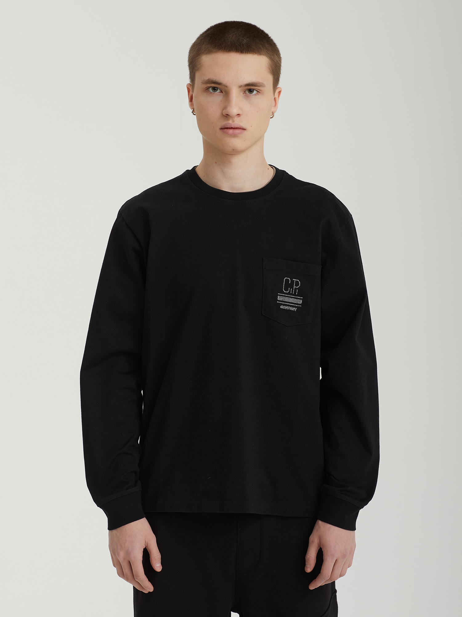 Футболка C.P. Company Mercerized Jersey Twisted Graphic Pistachio Shell — фото 4