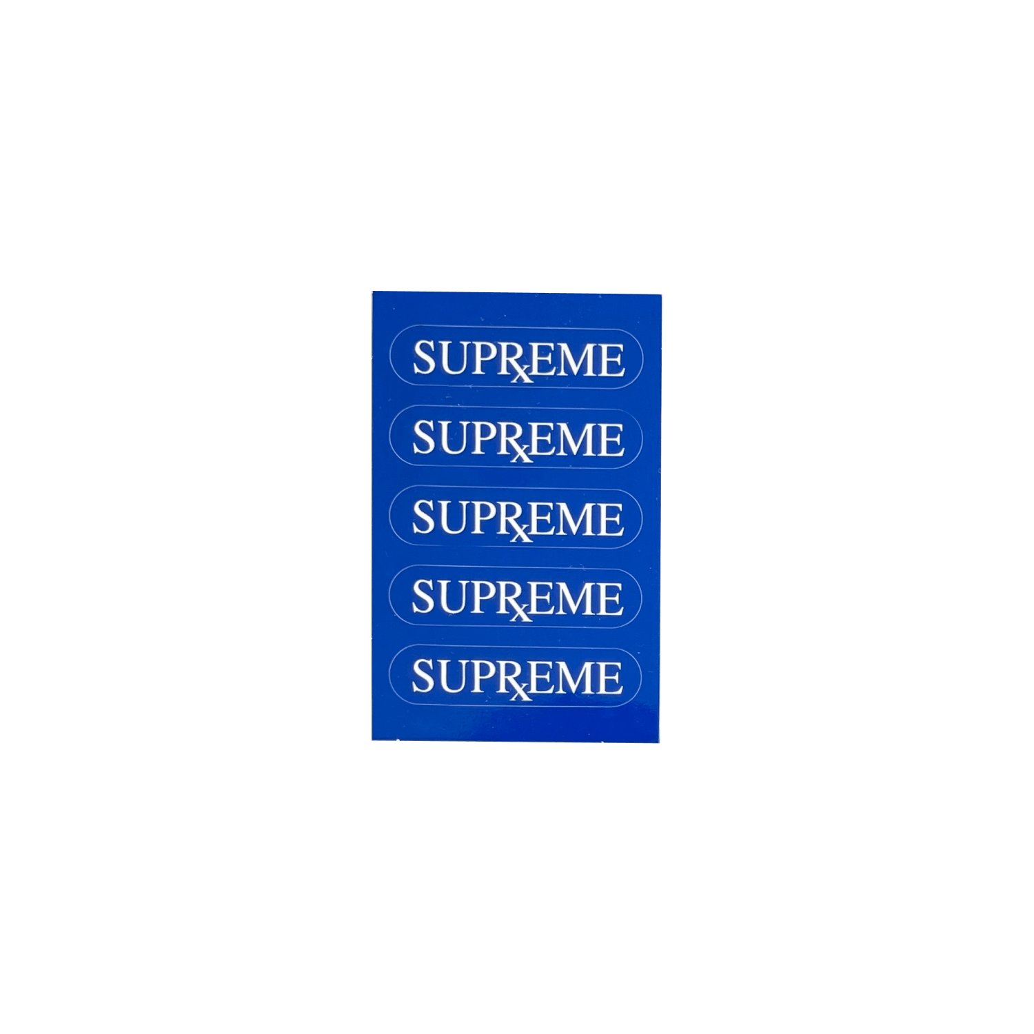 Стікер Supreme RX Sticker Blue (FW25) — фото 1