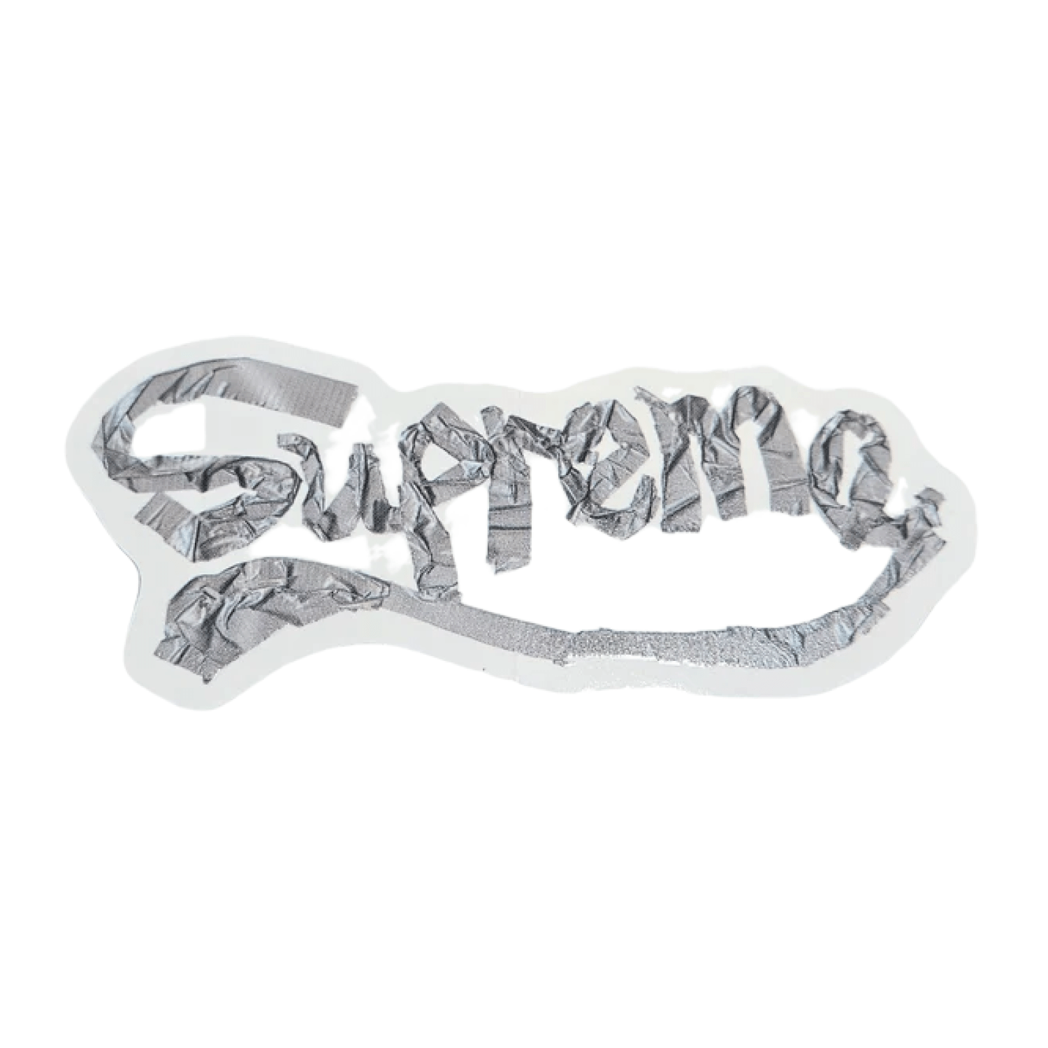 Стікер Supreme 'Duct Tape Script' Grey Sticker (SS25) — фото 1