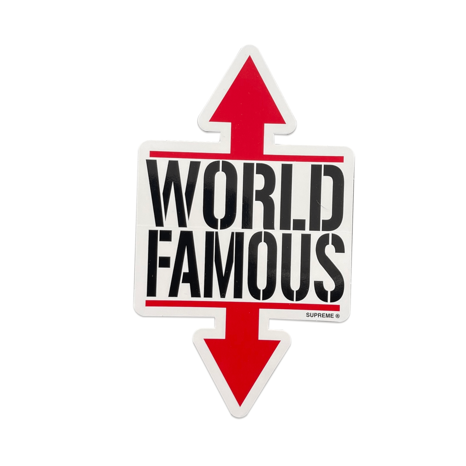 Стікер Supreme World famous Sticker (SS26) — фото 1