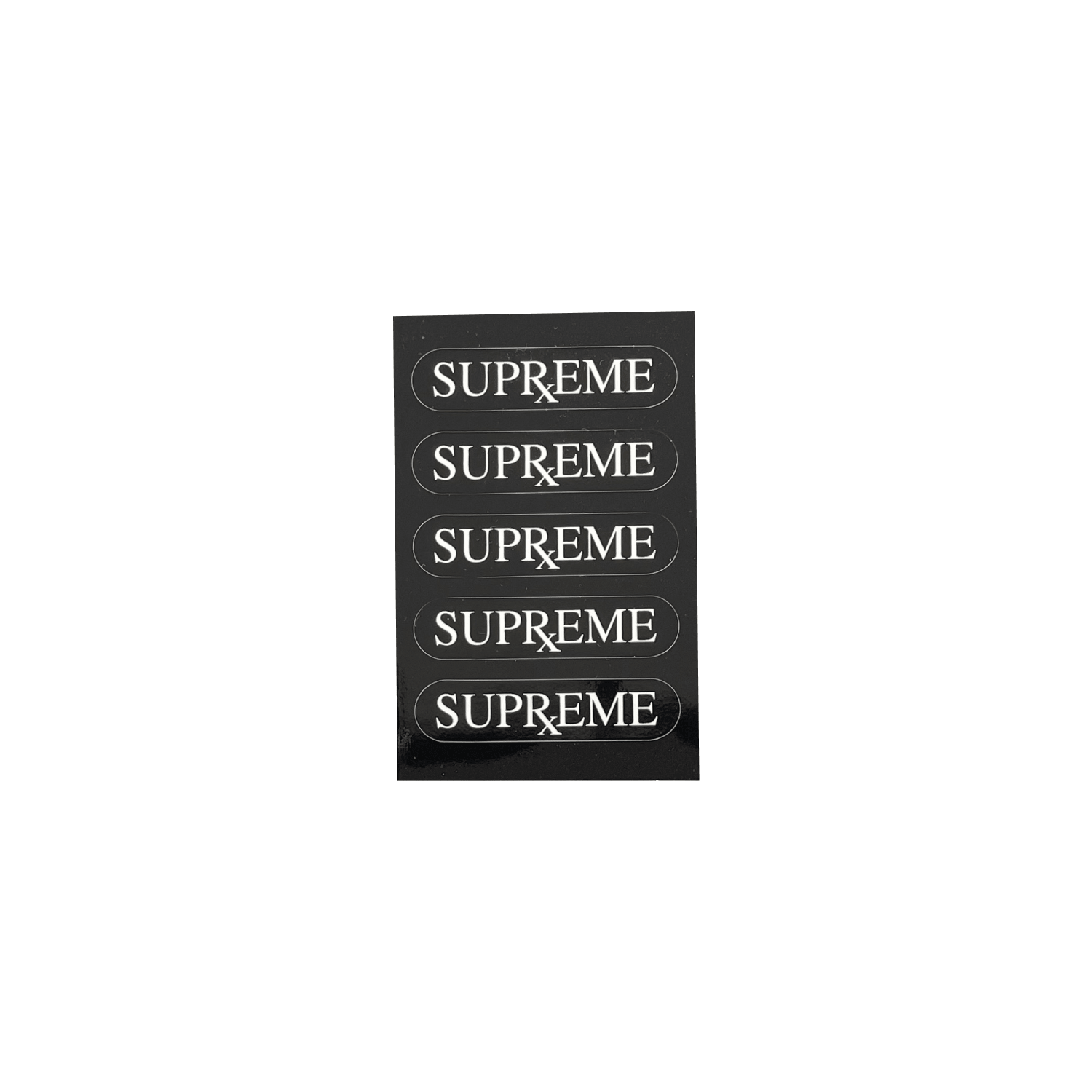Стікер Supreme RX Sticker Black (FW25) — фото 1
