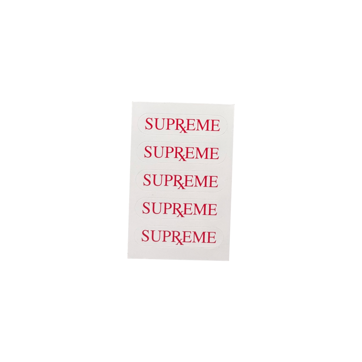 Стікер Supreme RX Sticker White (FW25) — фото 1