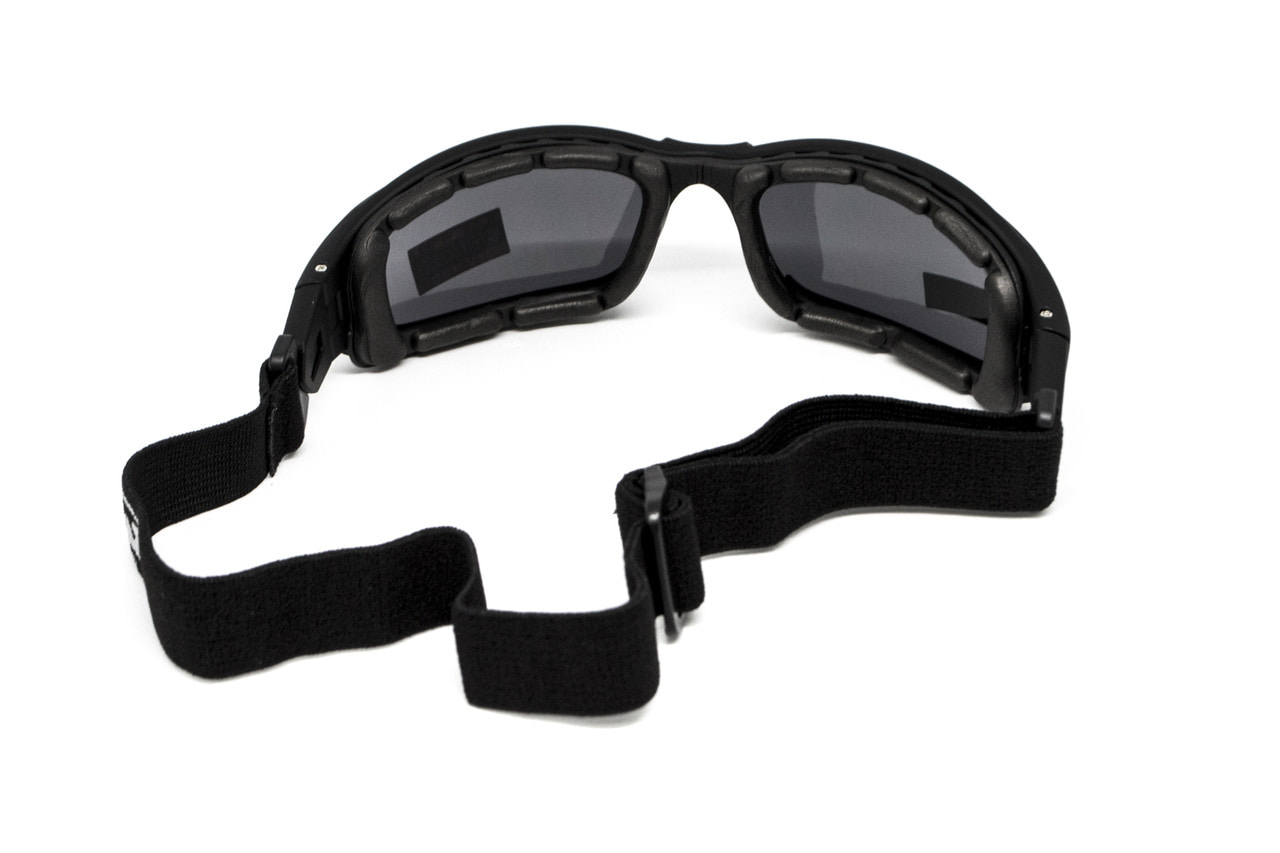 Очки защитные с уплотнителем Global Vision Assault (gray) Anti-Fog, серые — фото 5