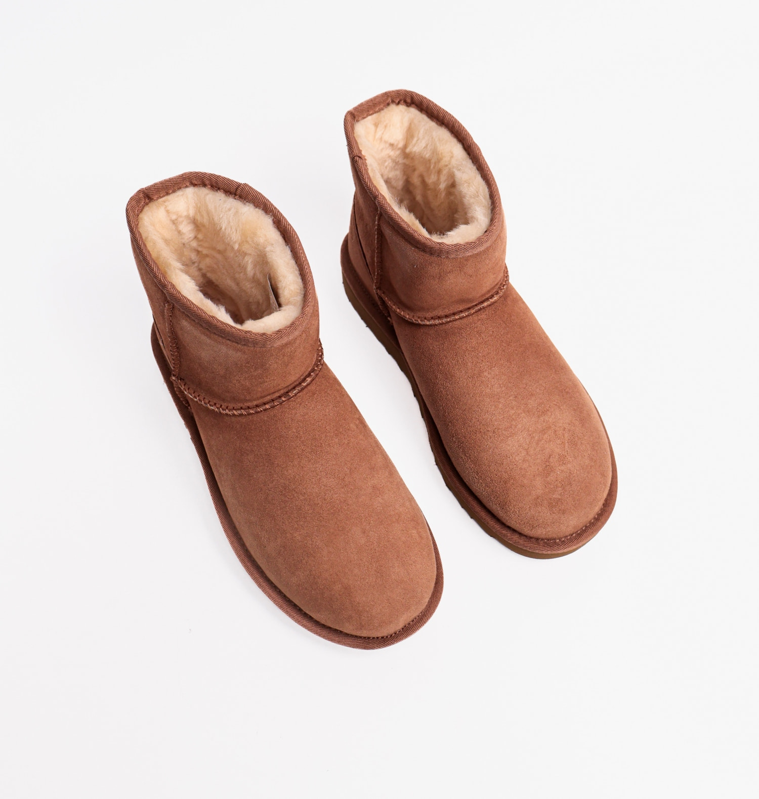 Уггі жіночі UGG Wmns Classic Mini II Boot 'Chestnut' — фото 4
